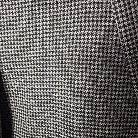 Lauren Ralph Lauren Dillards Silk Wool Blazer Men 44L Houndstooth Sport Coat - Picture 5 of 10
